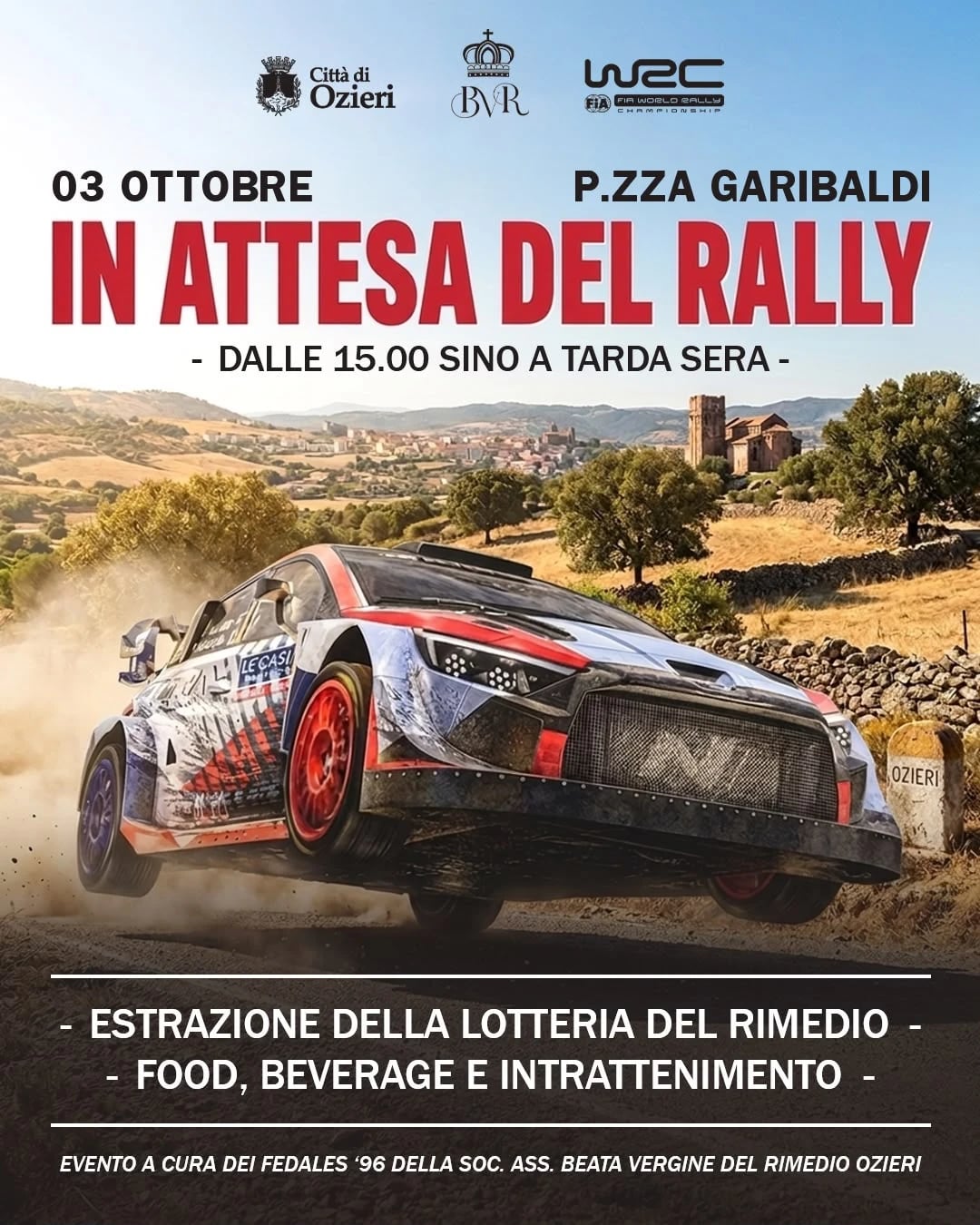 Locandina o foto di In attesa del Rally — il Rally Italia Sardegna passa a Ozieri
