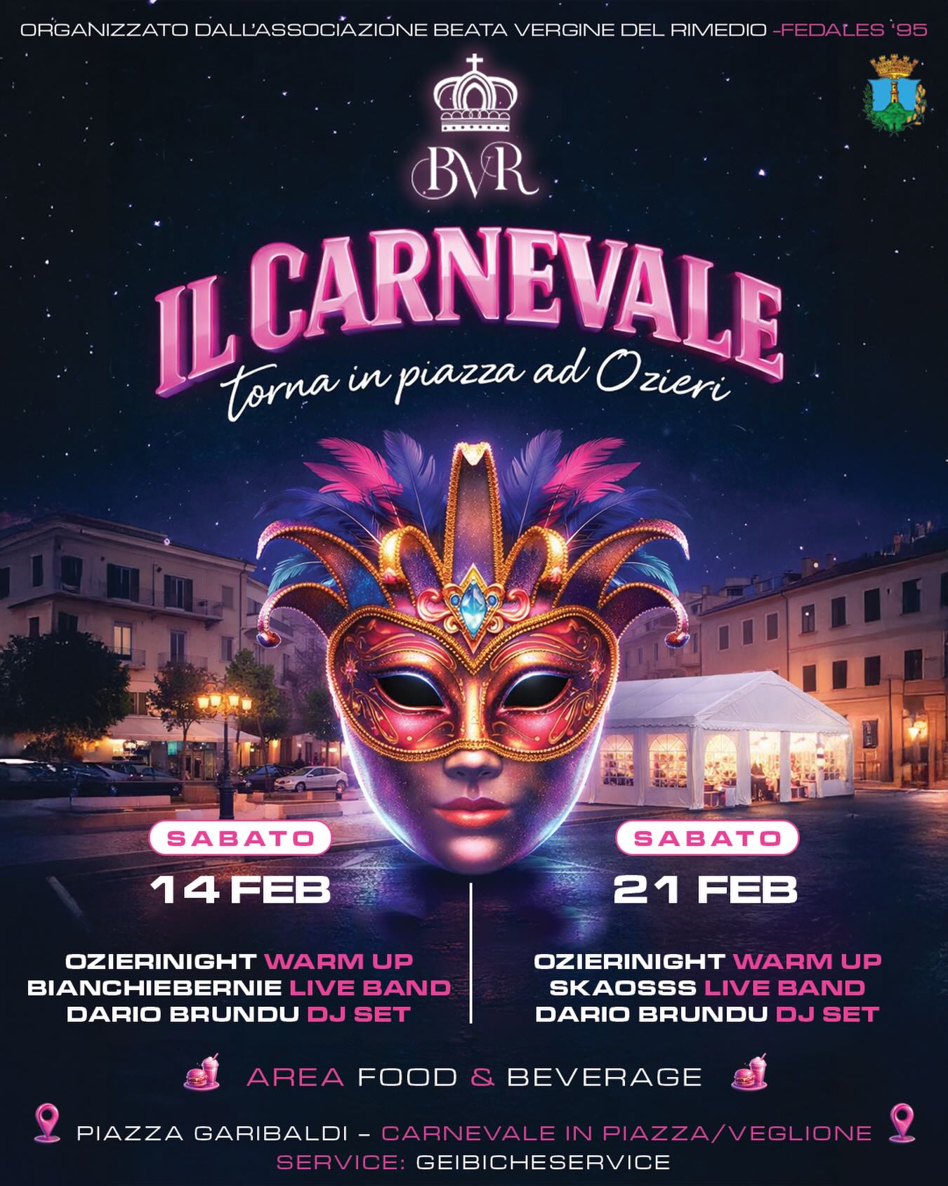 Il Carnevale torna in piazza ad Ozieri