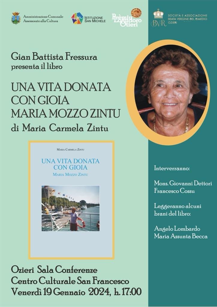 Presentazione del libro di Maria Carmela Zintu